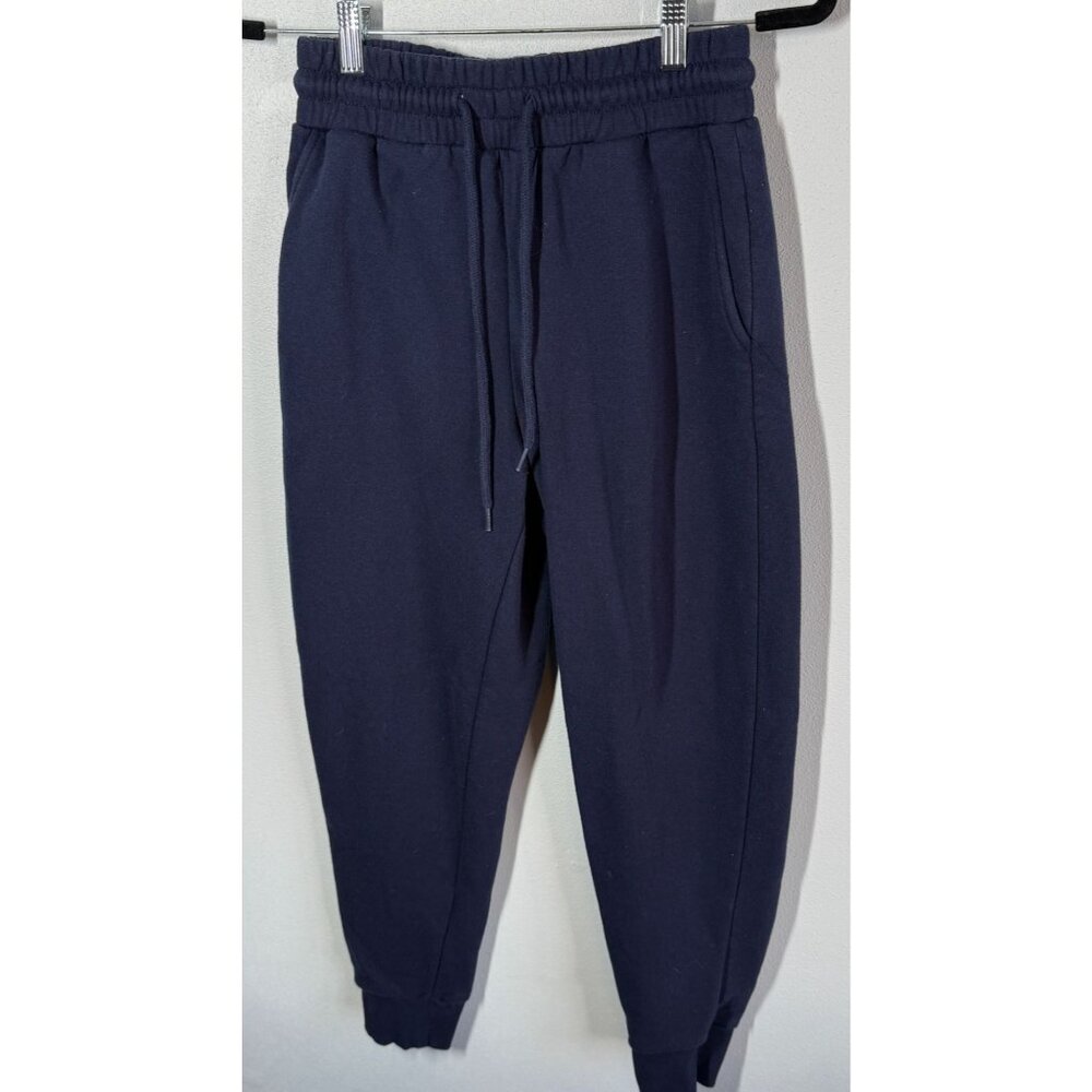 Zenana Women Joggers Small Navy Blue Activewear Gym Lounge Athleisure Relaxed